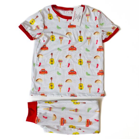 NWT The Printed Press 12-18M Taco Tuesday PJs - Picture 1 of 4